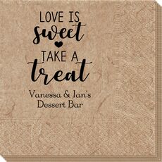 Love is Sweet Take a Treat Bali Napkins