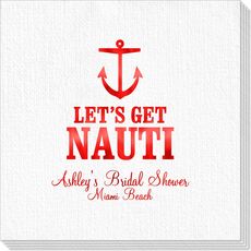 Let's Get Nauti Deville Napkins