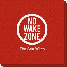 No Wake Zone Linen Like Napkins