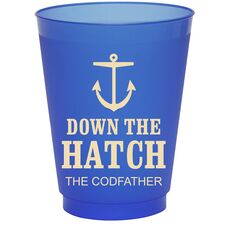 Down The Hatch Colored Shatterproof Cups