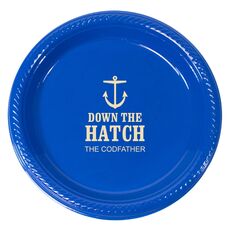 Down The Hatch Plastic Plates