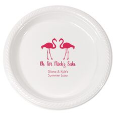 Oh For Flock's Sake Plastic Plates