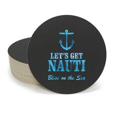 Let's Get Nauti Round Coasters
