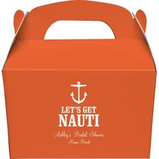 Let's Get Nauti Gable Favor Boxes