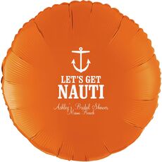 Let's Get Nauti Mylar Balloons