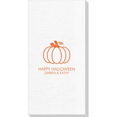 Pumpkin Silhouette Deville Guest Towels