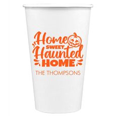 Home Sweet Haunted Home Paper Coffee Cups