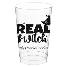 Real Witch Clear Plastic Cups