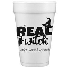 Real Witch Styrofoam Cups