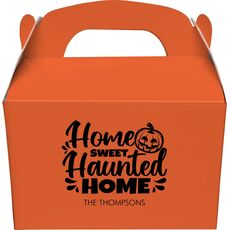 Home Sweet Haunted Home Gable Favor Boxes