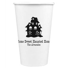 Creepy House Paper Coffee Cups
