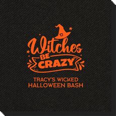 Witches Be Crazy Linen Like Napkins
