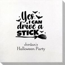 Yes I Can Drive A Stick Bamboo Luxe Napkins
