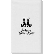 Witches Shoes Linen Like Guest Towels