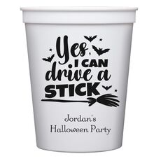 Yes I Can Drive A Stick Stadium Cups