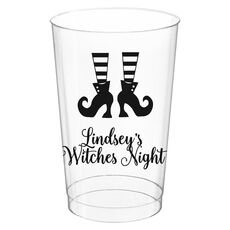 Witches Shoes Clear Plastic Cups