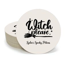 Witch Please Round Coasters