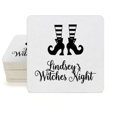Witches Shoes Square Coasters