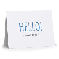 Cheerful Greetings Folded Note Cards