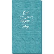 Romantic Oh Happy Day Bali Guest Towels