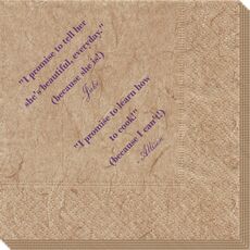 Your Personalized Text Bali Napkins