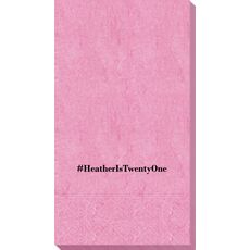 Create Your Hashtag Bali Guest Towels