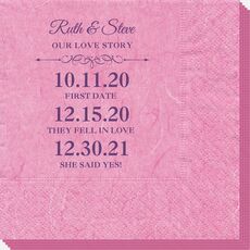 Our Love Story Bali Napkins