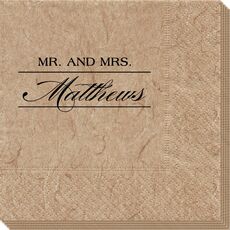 Mr. and Mrs. Bali Napkins