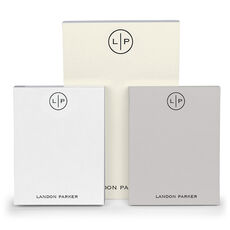 Circle Initials Notepad Set