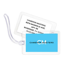 Simplicity Initials Luggage Tags
