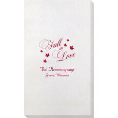 Elegant Fall In Love Bamboo Luxe Guest Towels