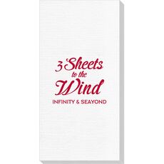 3 Sheets To The Wind Deville Guest Towels