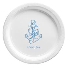 Ship Faced Paper Plates