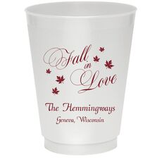 Elegant Fall In Love Colored Shatterproof Cups