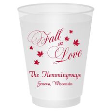 Elegant Fall In Love Shatterproof Cups