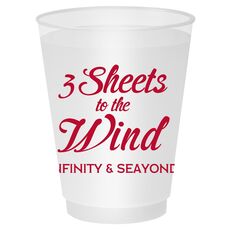 3 Sheets To The Wind Shatterproof Cups