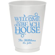 Beach House Colored Shatterproof Cups