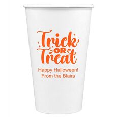 Trick or Treat Paper Coffee Cups