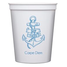 Ship Faced Stadium Cups