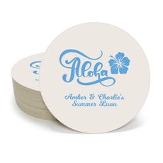 Aloha Round Coasters