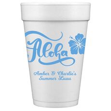 Aloha Styrofoam Cups