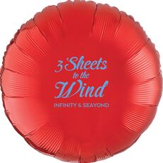3 Sheets To The Wind Mylar Balloons