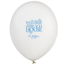 Beach House Latex Balloons