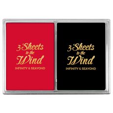 3 Sheets To The Wind Double Deck Playing Cards