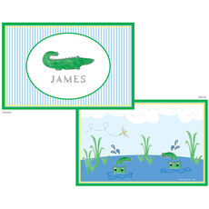 Green Gator Laminated Placemat
