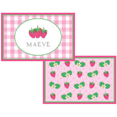 Strawberry Patch Laminated Placemat
