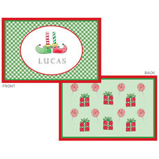 Christmas Elf Laminated Placemat
