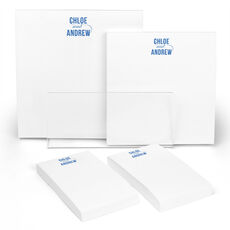Modern Couple Notepad Set