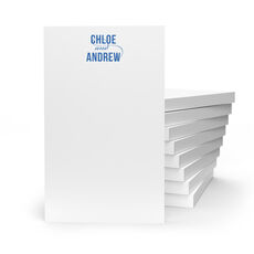 Modern Couple Stack of Small Notepads