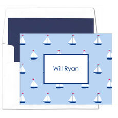 Sailboat Folded Note Cards